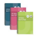 A5 Spiral Notebook Colour Asst 1