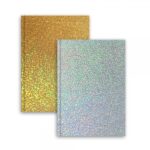 A5 Gold & Silver Holographic Notebook