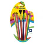 Assorted Paint Brushes, 12pk