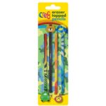 Boys Eraser Topped Pencils, 4pk