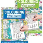 A4 Colouring Word Search Book